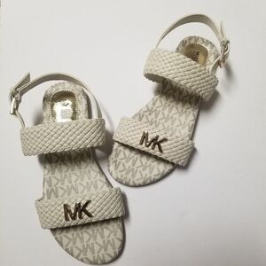 Girls MK Woven Sandals